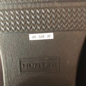 Hunter Refined Slim Fit Adjustable Rain Boot Size 7